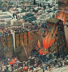 first_jews-romans_war_battle_painting